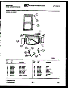 06 - Window Mounting Parts parts for Frigidaire Air Conditioner AR14MS8F7 from AppliancePartsPros.com