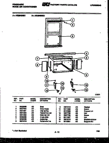06 - Window Mounting Parts parts for Frigidaire Air Conditioner AR28NS5E2 from AppliancePartsPros.com