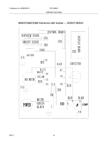 06 - Wiring Diagram parts for Frigidaire Air Conditioner CRA106BU113 from AppliancePartsPros.com