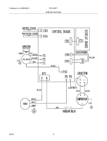 04 - Wiring Diagram parts for Frigidaire Air Conditioner CRA103KT11 from AppliancePartsPros.com