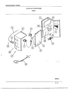 Room Air Conditioner Page 3 parts for Frigidaire Air Conditioner 5367C from AppliancePartsPros.com