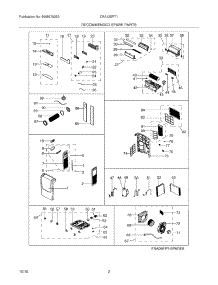 03 - Recommended Spare Parts parts for Frigidaire Air Conditioner CRA12EPT11 from AppliancePartsPros.com