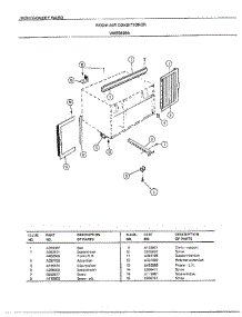 Room Air Conditioner Page 5 parts for Frigidaire Air Conditioner 5609A from AppliancePartsPros.com