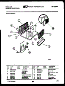 03 - Unit Parts parts for Frigidaire Air Conditioner A05LH5K1 from AppliancePartsPros.com