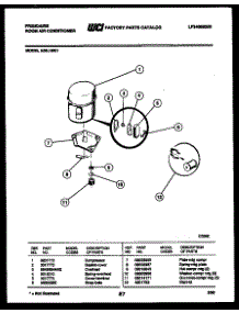 06 - Compressor Parts parts for Frigidaire Air Conditioner A05LH5K1 from AppliancePartsPros.com