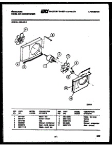 05 - Air Handling Parts parts for Frigidaire Air Conditioner A05LH8L1 from AppliancePartsPros.com