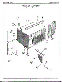 Mounting parts for Frigidaire Air Conditioner 5630A from AppliancePartsPros.com