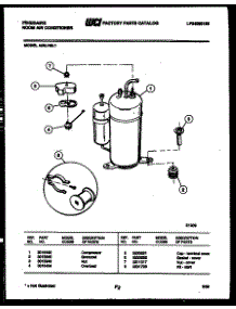 06 - Compressor Parts parts for Frigidaire Air Conditioner A05LH8L1 from AppliancePartsPros.com