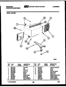 07 - Window Mounting Parts parts for Frigidaire Air Conditioner A05LH5K1 from AppliancePartsPros.com