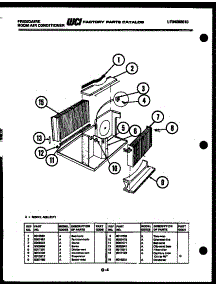 03 - Unit Parts parts for Frigidaire Air Conditioner A11ME5F1 from AppliancePartsPros.com