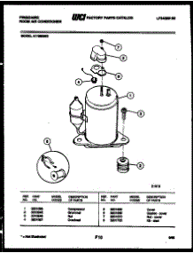 05 - Compressor Parts parts for Frigidaire Air Conditioner A11ME8E3 from AppliancePartsPros.com