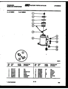 06 - Compressor Parts parts for Frigidaire Air Conditioner A11ME8E1 from AppliancePartsPros.com