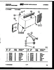 07 - Window Mounting Parts parts for Frigidaire Air Conditioner A11ME8E1 from AppliancePartsPros.com