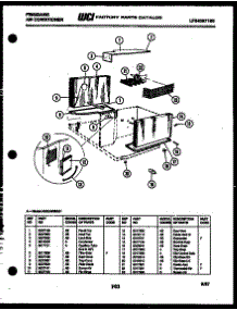 03 - Unit Parts parts for Frigidaire Air Conditioner AHR24NS5E1 from AppliancePartsPros.com