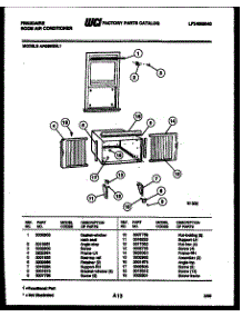 07 - Window Mounting Parts parts for Frigidaire Air Conditioner AR09ME5L1 from AppliancePartsPros.com