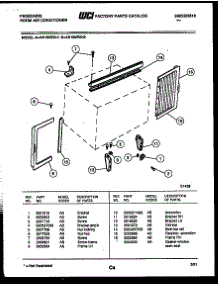 07 - Window Mounting Parts parts for Frigidaire Air Conditioner AR10ME5N2 from AppliancePartsPros.com