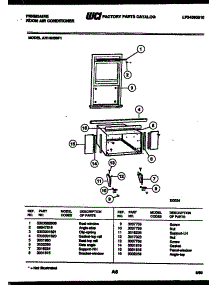 06 - Window Mounting Parts parts for Frigidaire Air Conditioner AR14NS8F1 from AppliancePartsPros.com