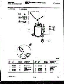 07 - Compressor Parts parts for Frigidaire Air Conditioner AR28NS5E1 from AppliancePartsPros.com