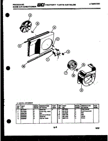 03 - Air Handling Parts parts for Frigidaire Air Conditioner AW15NE5E1 from AppliancePartsPros.com