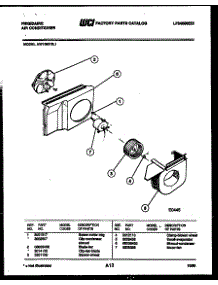 04 - Air Handling Parts parts for Frigidaire Air Conditioner AW10MT5L1 from AppliancePartsPros.com