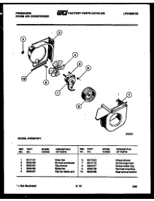 04 - Air Handling Parts parts for Frigidaire Air Conditioner AW09NT5F1 from AppliancePartsPros.com