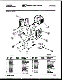 05 - Unit Parts parts for Frigidaire Air Conditioner AW10MT5L1 from AppliancePartsPros.com