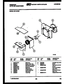 04 - Air Handling Parts parts for Frigidaire Air Conditioner AW11NT6N1 from AppliancePartsPros.com