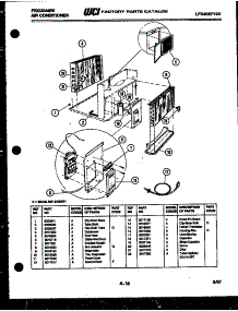 03 - Unit Parts parts for Frigidaire Air Conditioner AW12NE5E1 from AppliancePartsPros.com