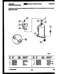 05 - Compressor Parts parts for Frigidaire Air Conditioner AW11NT6N1 from AppliancePartsPros.com