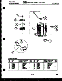 05 - Compressor Parts parts for Frigidaire Air Conditioner AW12NE5E1 from AppliancePartsPros.com