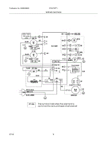 06 - Wiring Diagram parts for Frigidaire Air Conditioner CRA073PT10 from AppliancePartsPros.com