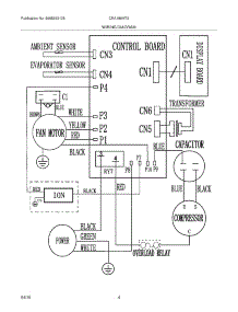 04 - Wiring Diagram parts for Frigidaire Air Conditioner CRA186MT20 from AppliancePartsPros.com