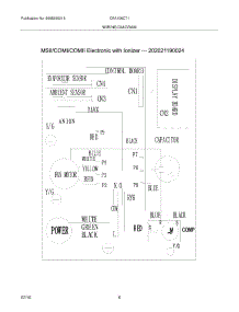 06 - Wiring Diagram parts for Frigidaire Air Conditioner CRA106CT11 from AppliancePartsPros.com