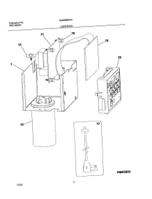 05 - Controls parts for Frigidaire Air Conditioner FAA055M7A1 from AppliancePartsPros.com