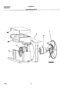 07 - Air Handling Parts parts for Frigidaire Air Conditioner FAA055M7A1 from AppliancePartsPros.com