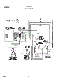12 - Wiring Diagram parts for Frigidaire Air Conditioner FAA055M7A1 from AppliancePartsPros.com