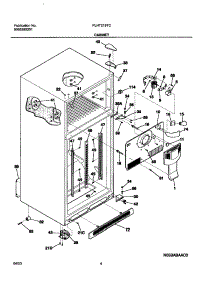05 - Cabinet parts for Frigidaire Refrigerator PLHT219TCB1 from AppliancePartsPros.com