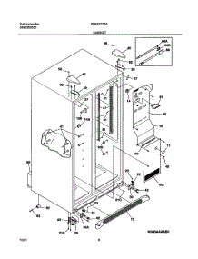 07 - Cabinet parts for Frigidaire Refrigerator PLRS237ZAB1 from AppliancePartsPros.com