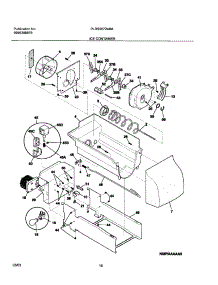 17 - Ice Container parts for Frigidaire Refrigerator PLRS267ZAB8 from AppliancePartsPros.com