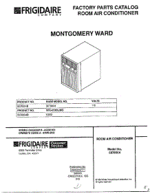 Cover Page parts for Frigidaire Air Conditioner 5078004B from AppliancePartsPros.com