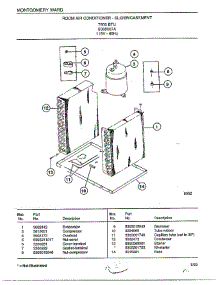Room Air Conditioner - Slider / Casement parts for Frigidaire Air Conditioner 5068007A from AppliancePartsPros.com