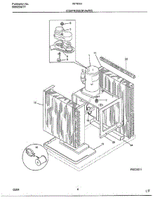 Compressor parts for Frigidaire Air Conditioner 5078004B from AppliancePartsPros.com