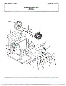 Room Air Conditioner Page 3 parts for Frigidaire Air Conditioner 5068A from AppliancePartsPros.com