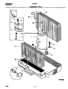 05 - Compressor Parts parts for Frigidaire Air Conditioner 5132001A from AppliancePartsPros.com