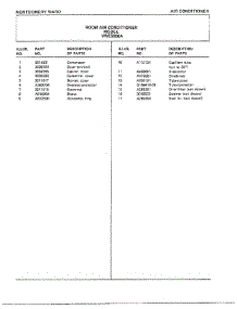Room Air Conditioner Page 6 parts for Frigidaire Air Conditioner 5068A from AppliancePartsPros.com