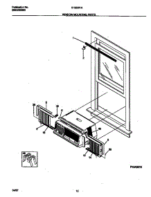 06 - Window Mounting Parts parts for Frigidaire Air Conditioner 5132001A from AppliancePartsPros.com
