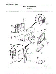 Room Air Conditioner Page 3 parts for Frigidaire Air Conditioner 5139A from AppliancePartsPros.com