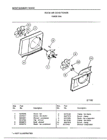 Room Air Conditioner Page 5 parts for Frigidaire Air Conditioner 5139A from AppliancePartsPros.com