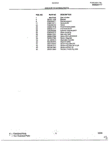 Window Mounting parts for Frigidaire Air Conditioner 5078004B from AppliancePartsPros.com