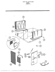 Room Air Conditioner Page 3 parts for Frigidaire Air Conditioner 5277A from AppliancePartsPros.com